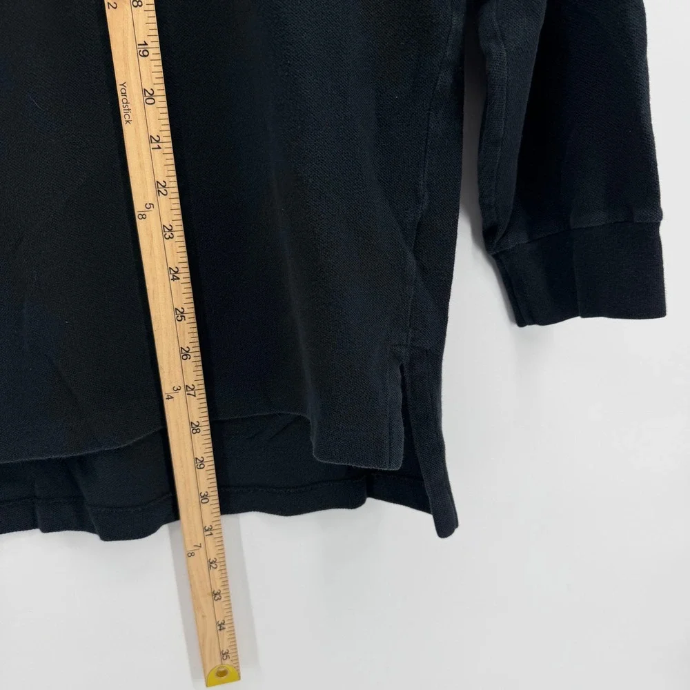 Polo Ralph Lauren Long Sleeve Collared Polo Shirt Mens XL Black Embroidered Pony